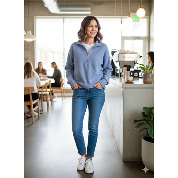 Velocity Tops - Velocity Quarter-Zip Sweatshirt